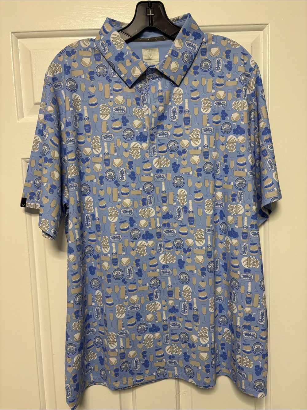 Callaway Men’s Opti-Dri Novelty Golf Polo – Size Large